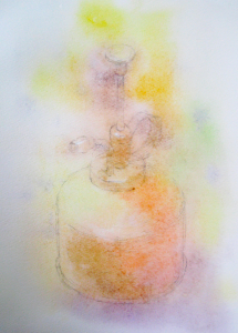 水彩体験参考作品霧吹き2