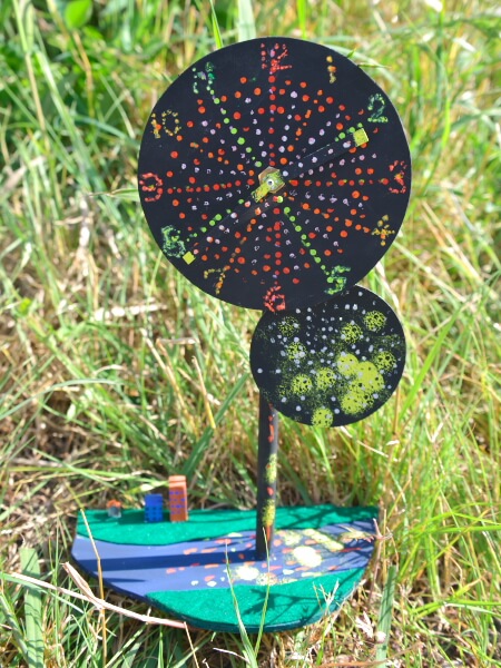 造形合宿 花火時計