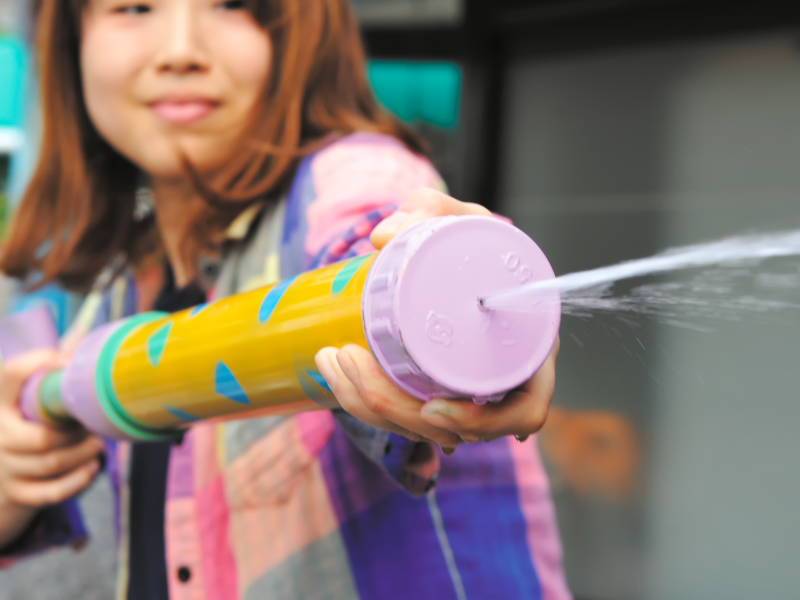 造形合宿 ウォーターバズーカ